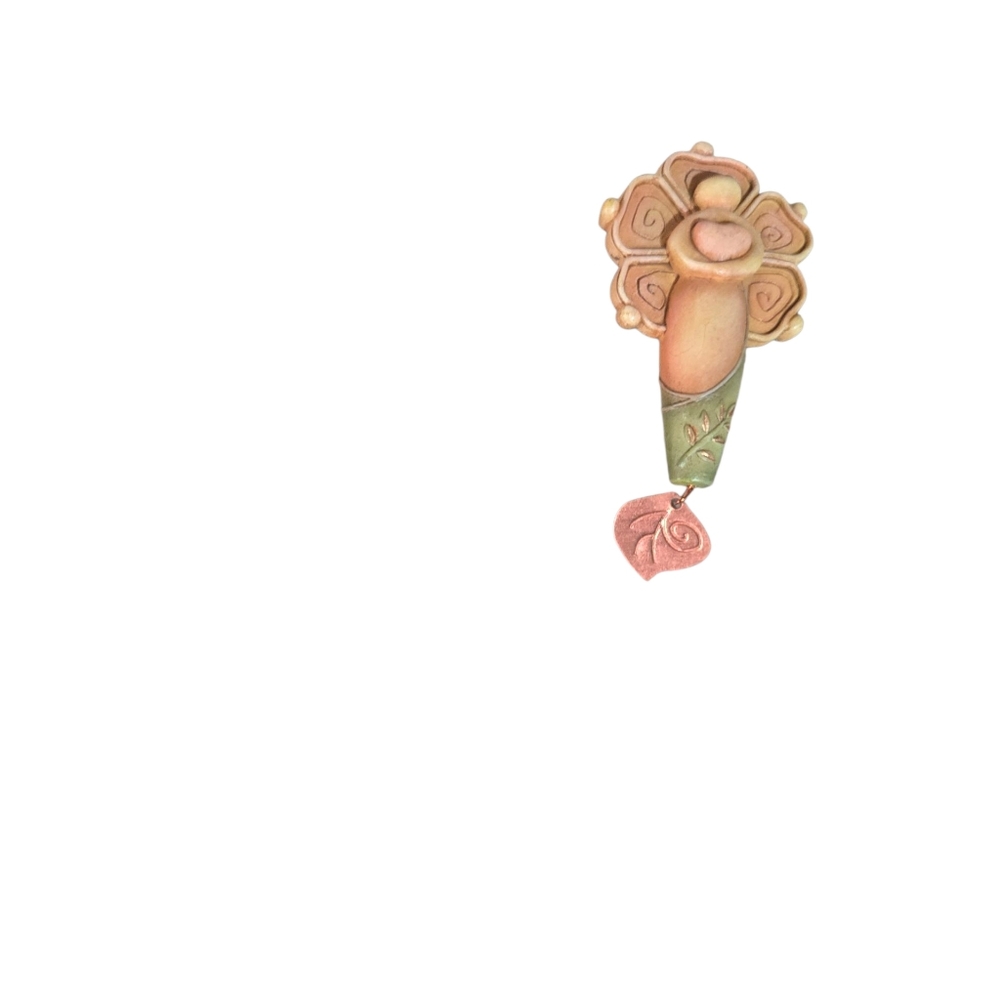 Enesco Blooming Wild Karen Hahn 'Pin' I Am A Wildflower  2003
